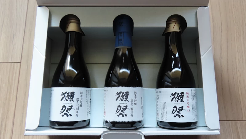 獺祭お試しセットの箱