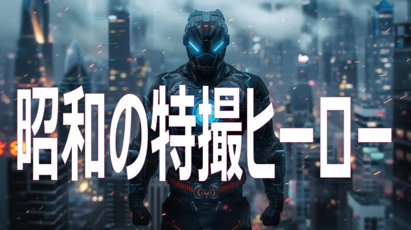 昭和の特撮ヒーローイメージ画像