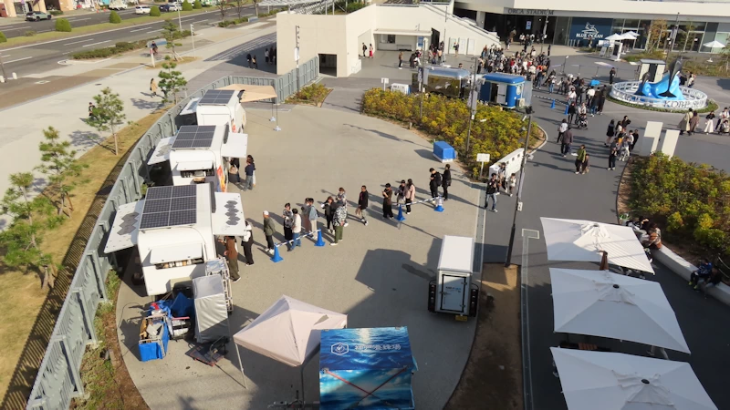 須磨シーワールドのキッチンカー